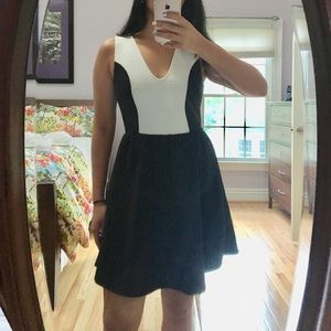 Francesca’s Black and White Dress